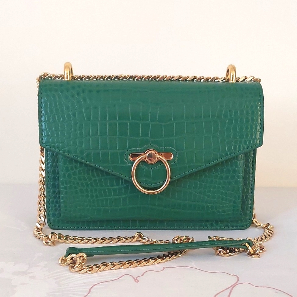 JW PEI Green Crossbody / Shoulder Bag